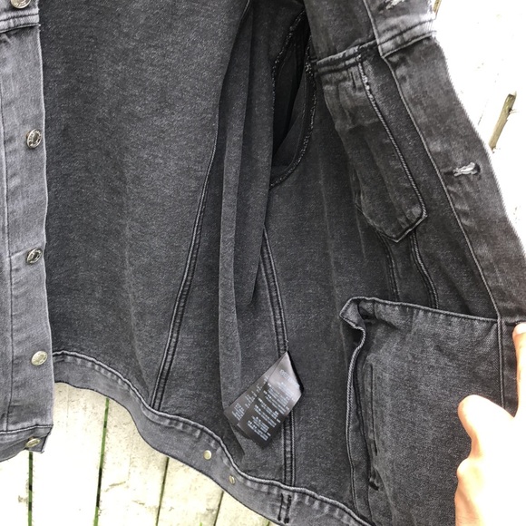 Balenciaga spray print logo denim jacket - Picture 6 of 12